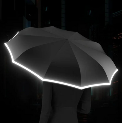 Avelena | Sturmsicherer Regenschirm mit reflektierender Kante