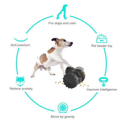 Avelena | Wagbot Langsame Fütter-Spielzeug für Hunde/Katzen - Keine Batterien benötigt