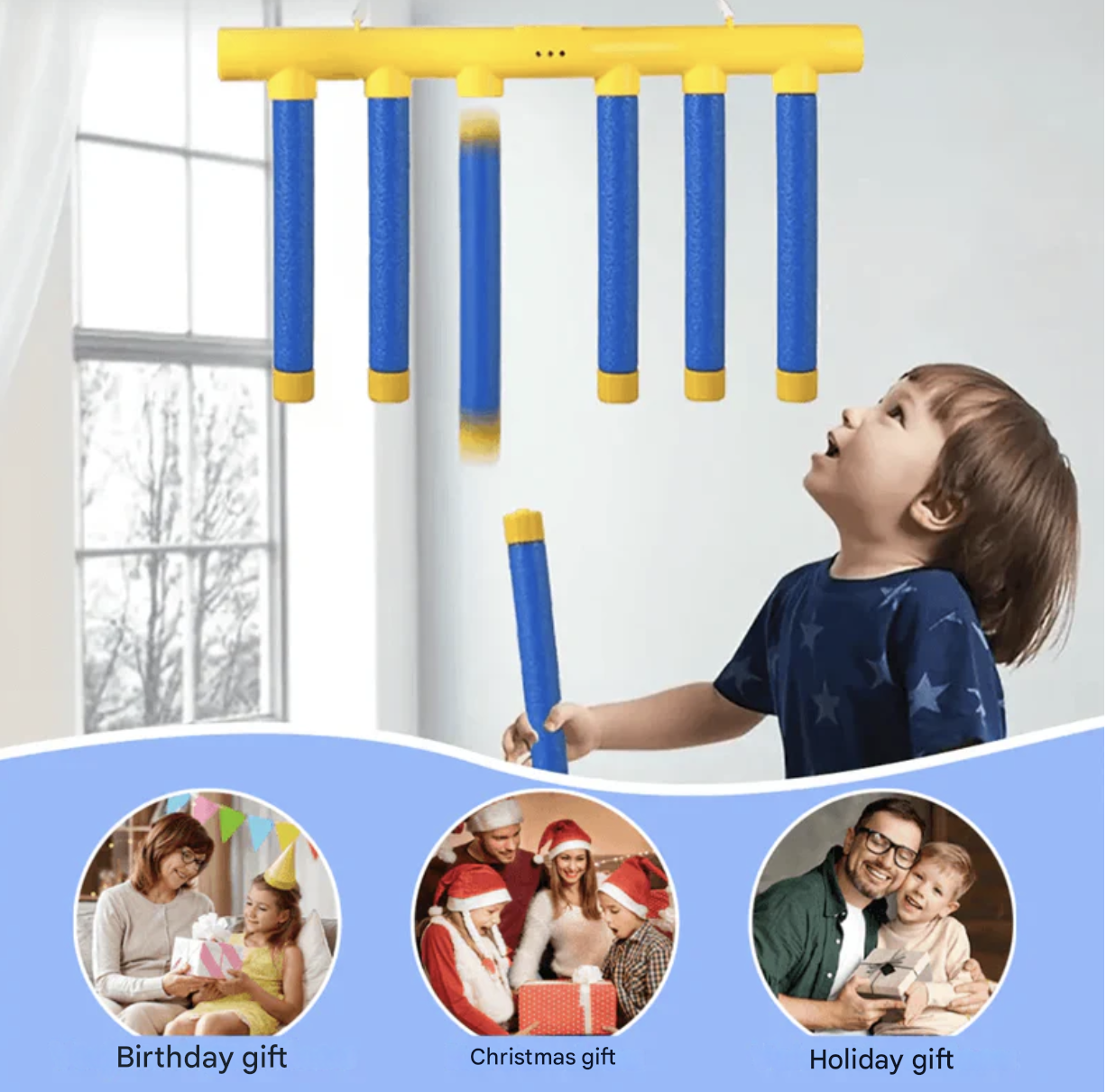 Avelena | Kletshuts Fallingsticks Fangstäbe Spiel für Erwachsene und Kinder