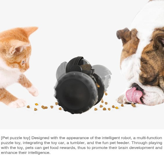 Avelena | Wagbot Langsame Fütter-Spielzeug für Hunde/Katzen - Keine Batterien benötigt