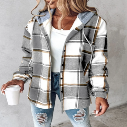 Avelena | Damen Winterjacke mit Kapuze