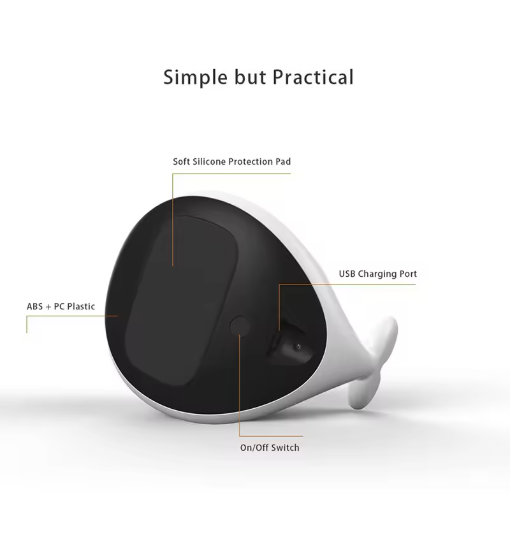 Avelena | Charmante Farbwechsel-Wal-Nachtleuchte