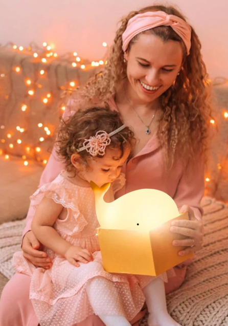 Avelena | Charmante Farbwechsel-Wal-Nachtleuchte