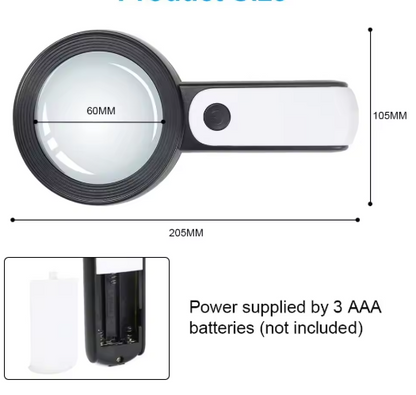Avelena | DetailMax | 30-fache Vergrößerungslupe für Senioren