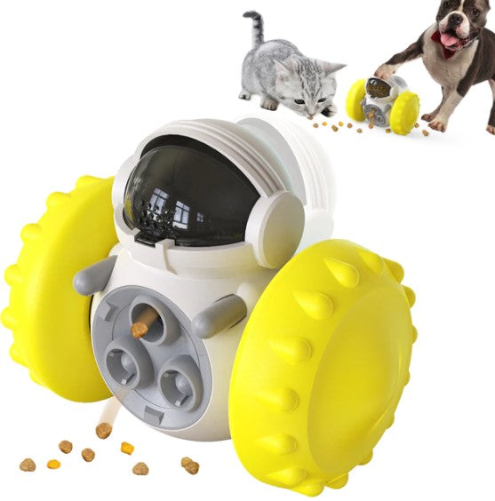 Avelena | Wagbot Langsame Fütter-Spielzeug für Hunde/Katzen - Keine Batterien benötigt
