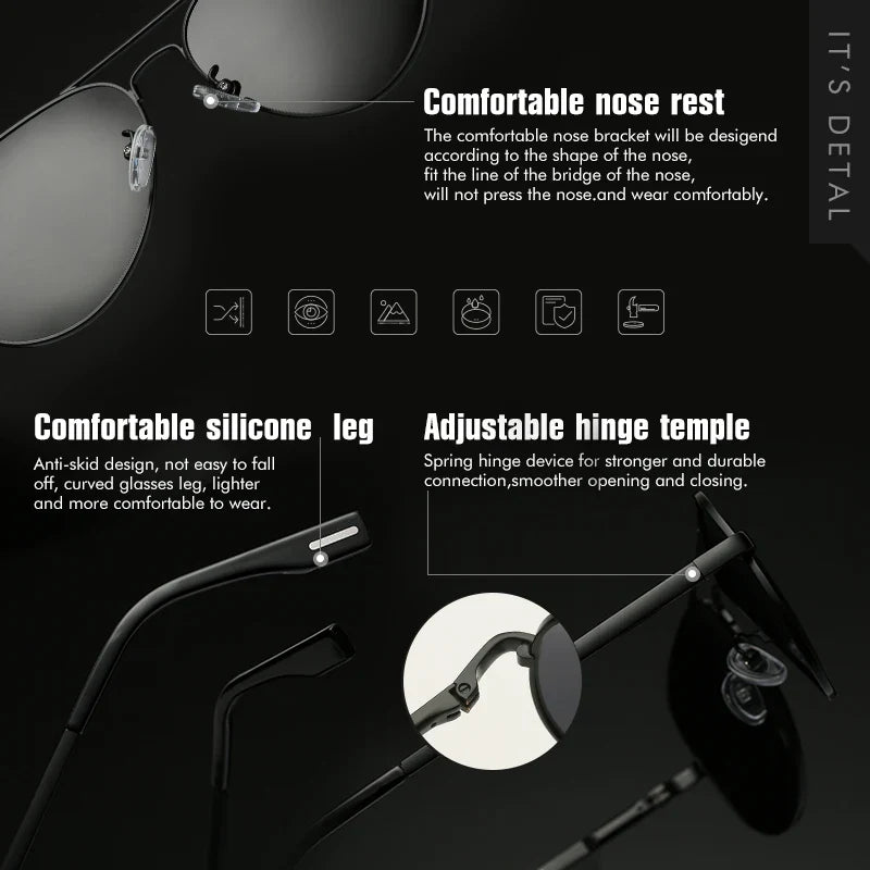 Avelena | Unisex Polarisierte Fahr Sonnenbrille