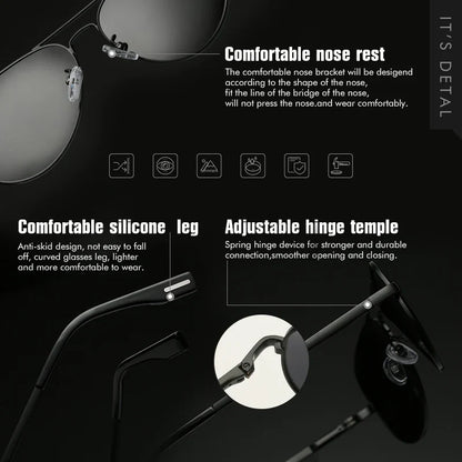 Avelena | Unisex Polarisierte Fahr Sonnenbrille