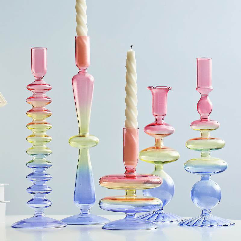 Avelena | Gradient Glas Kerzenhalter