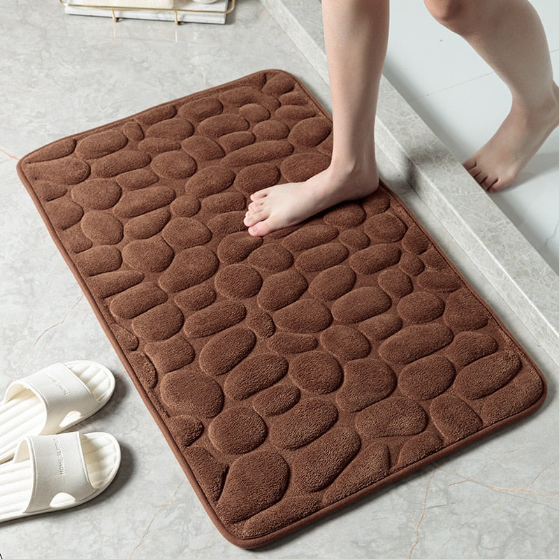 Avelena | Relief Badematte Rutschfest Und Memory-Schaum