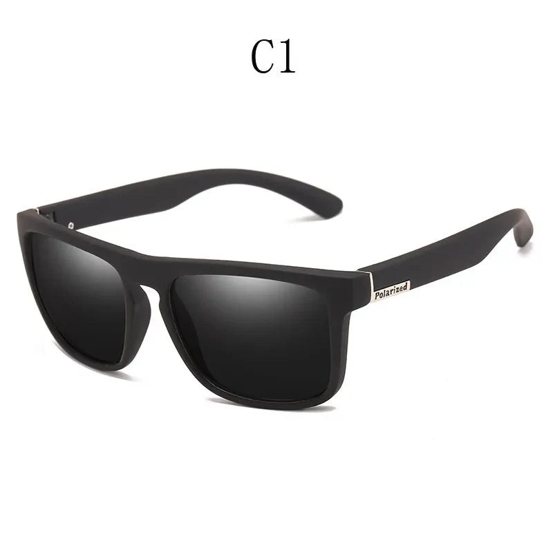 Avelena | Herren Klassiker Rechteckige Uv400 Polarisierte Strandsonnenbrille