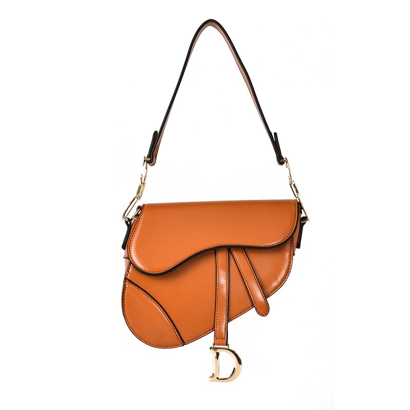 Avelena | Luxuriöse Damen Schultertasche Exklusive Pu Leder Satteltasche