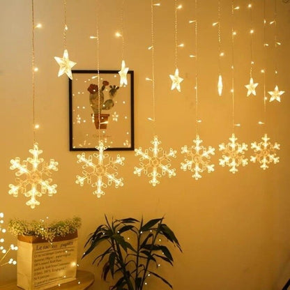 Avelena | Solar Moon Star Lampe LED Lichterkette Dekoration