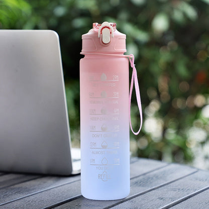 Avelena | Kinder 900Ml Trinkflasche mit Strohhalm