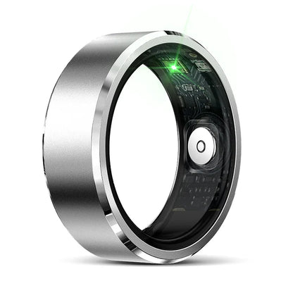 Avelena | Healthring Neuer Smarter Fitnessring Mit Gestensteuerung, Herzfrequenz, Blutsauerstoff, Blutdruck, Schlaf, Schritte, Distanz Und Kalorien Für Android Und Ios