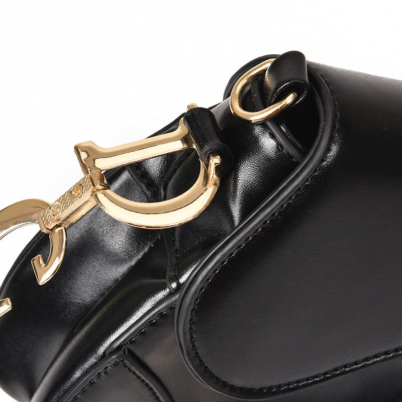 Avelena | Luxuriöse Damen Schultertasche Exklusive Pu Leder Satteltasche