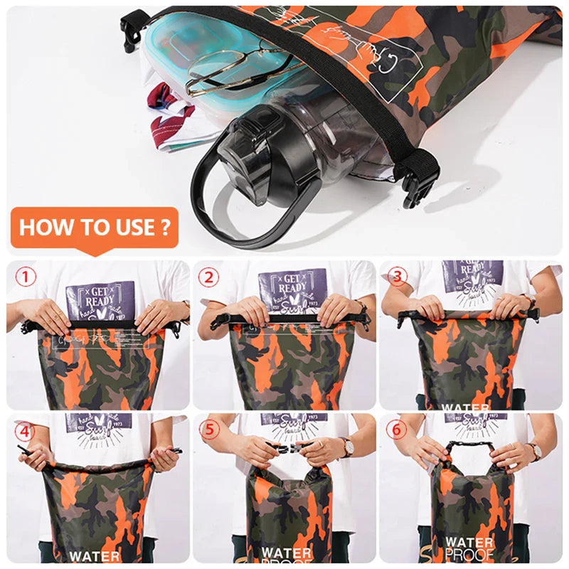 Avelena | Wasserfester Rucksack mit Nass-/Trocken-Trennung Aquavault