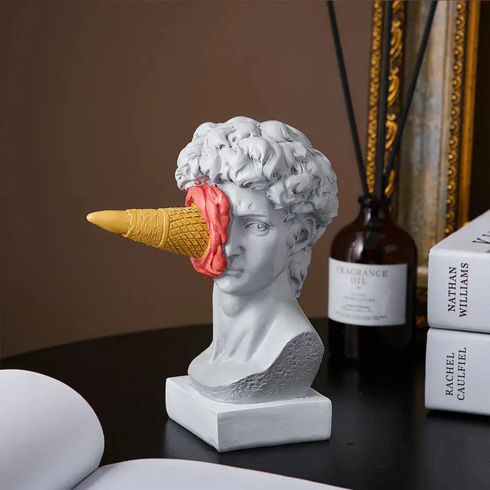 Avelena | David Statue Eiscreme Edition: Gourmet und Elegante Kunst