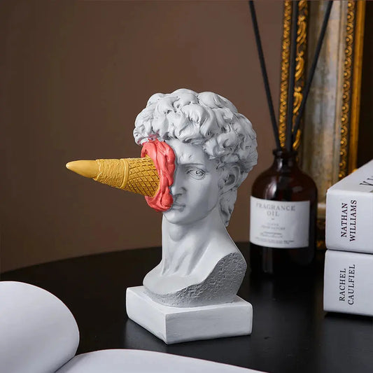 Avelena | David Statue Eiscreme Edition: Gourmet und Elegante Kunst