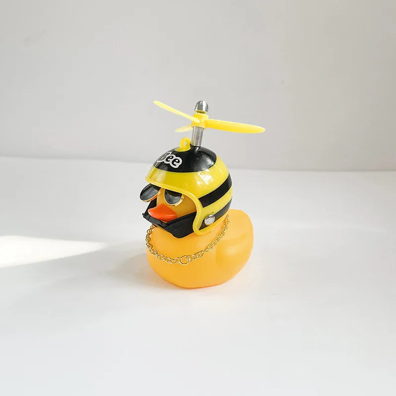 Avelena | Ente Fahrradklingel mit Helm