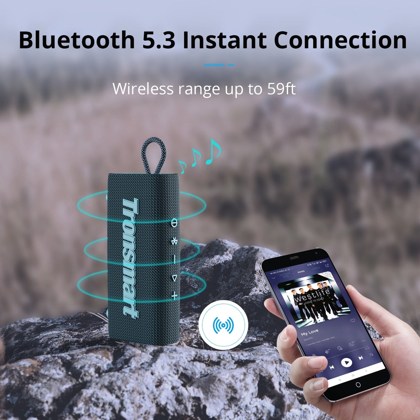 Avelena | Tronsmart Trip Bluetooth 5.3 Lautsprecher Dual-Treiber