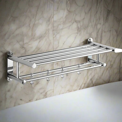 Avelena | SteelRack Wandmontierter handtuchhalter aus edelstahl – Minimalistischer platzsparender rack für badezimmer & küche