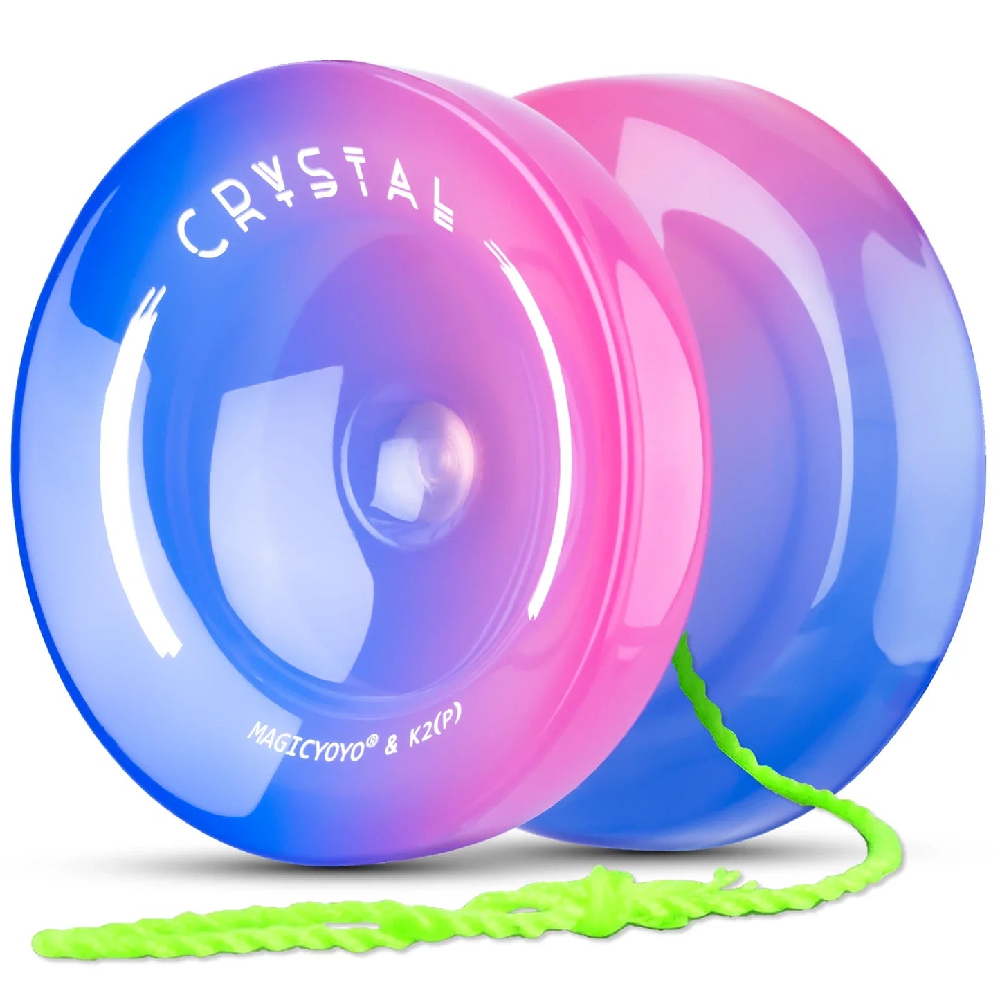Avelena | K2 Crystal Yo-Yo - Professionell Responsiv und Uresponsiv Doppelzweck Yo-Yo