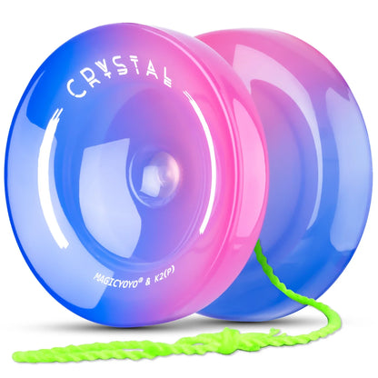 Avelena | K2 Crystal Yo-Yo - Professionell Responsiv und Uresponsiv Doppelzweck Yo-Yo
