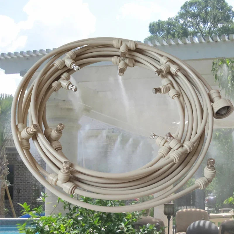 Avelena | Bewässerungssystem für den Garten – Tropfbewässerung Kit mit Einstellbarem Sprühkopf und Zubehör