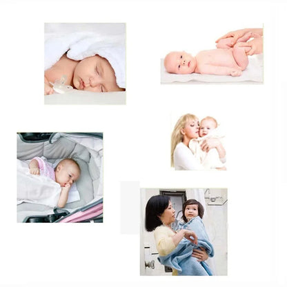 Avelena | 4Pcs 100% Baumwolle Babyhandtuchdecke Set