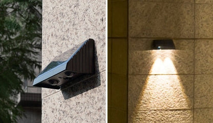 Avelena | SunBeam – Wasserdichte Solar-Wandlampe für den Außenbereich