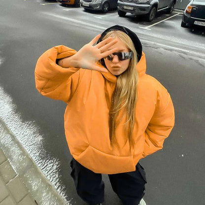 Avelena | Damen Winterjacke mit Kapuze und Taschen