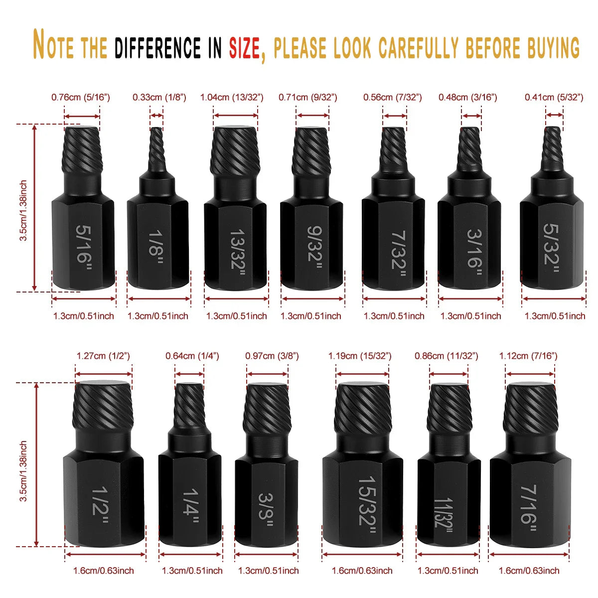 Avelena | Beschädigtes Schraubenauszieher-Set