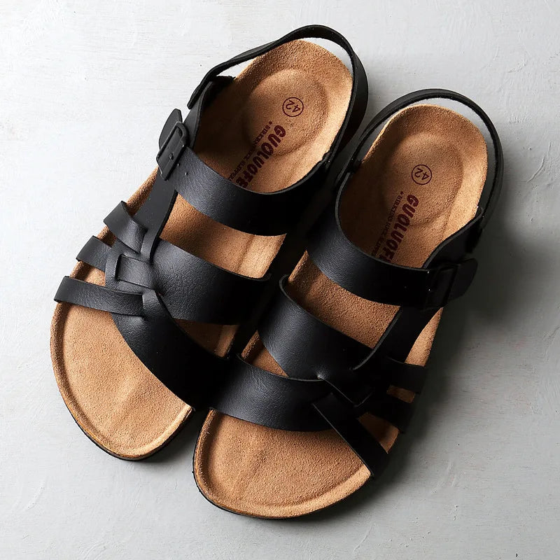 Leder Sandalen