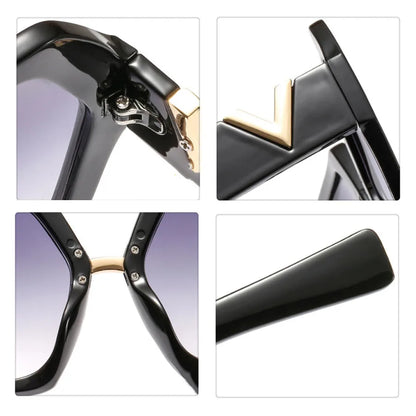Avelena | Trendige Sonnenbrillen mit Uv400 Diamant Sonnenbrillen Frauen