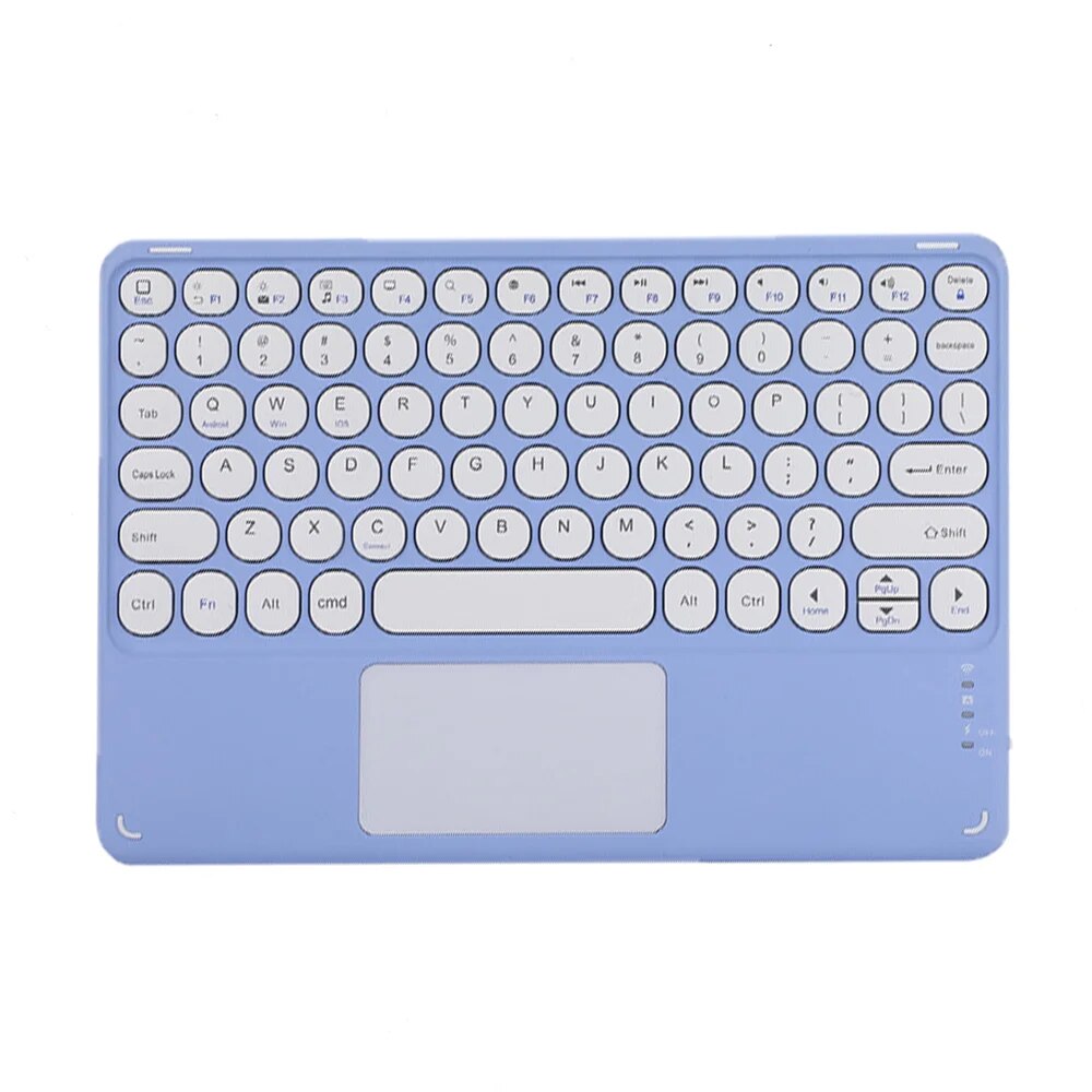 Avelena | Süße Rundfarbe Tastatur mit Touchpad