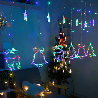 Avelena | Solar Moon Star Lampe LED Lichterkette Dekoration