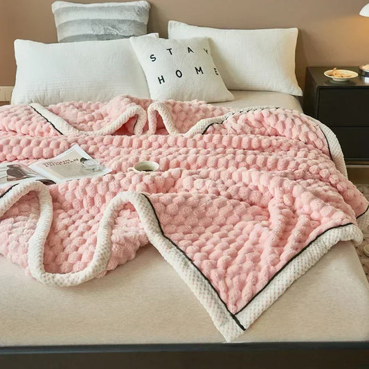 Avelena | TurtleVelvet | Herbstliche Flanell-Decke