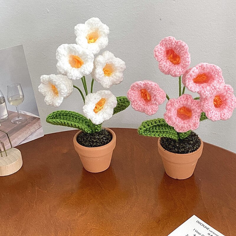 Avelena | Handgefertigte Häkelblumentopfdekoration