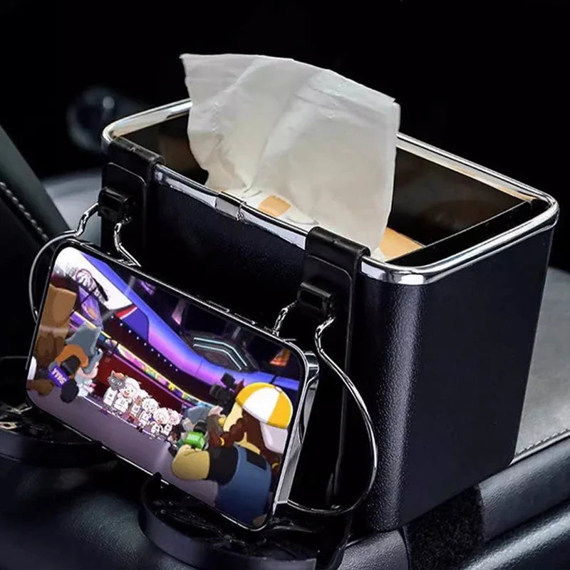 Avelena | Auto-Armlehne Aufbewahrungsorganisator mit Becherhalter