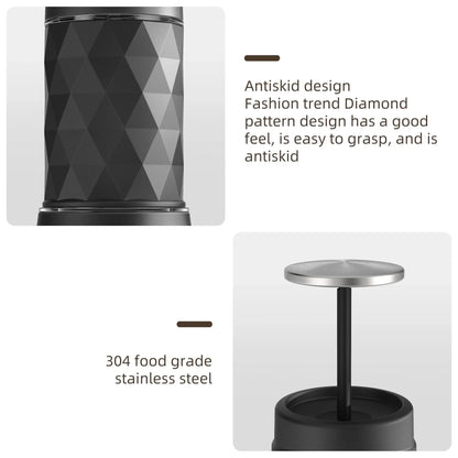 Avelena | Tragbare Kaffeemaschine Espressomaschine Handpresse Kapsel gemahlener Kaffeebrüher tragbar für Reisen und Picknick, BioloMix