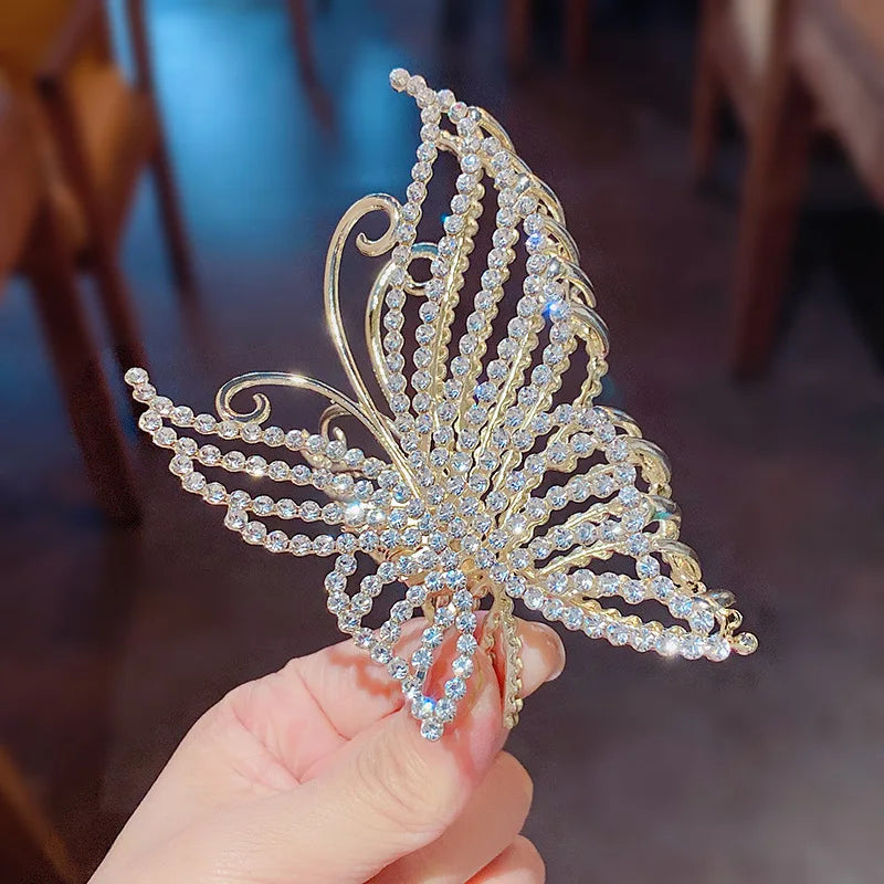 Avelena | Metall Schmetterling Haarspange für Frauen