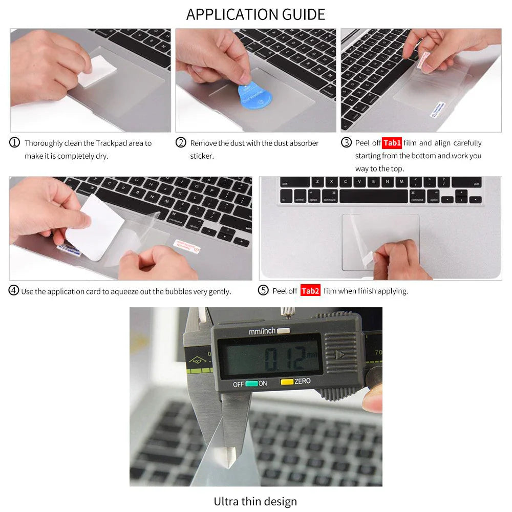Avelena | Anti-Kratzer Anti-Wasser Touchpad Hautabdeckung