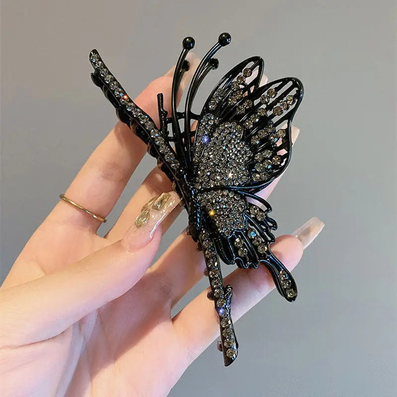 Avelena | Metall Schmetterling Haarspange für Frauen
