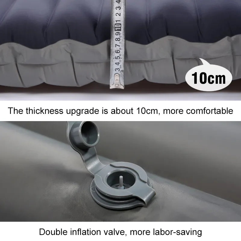 Avelena | Ultraleichte selbstaufblasbare Campingmatratze mit eingebauter Pumpe – Eryx