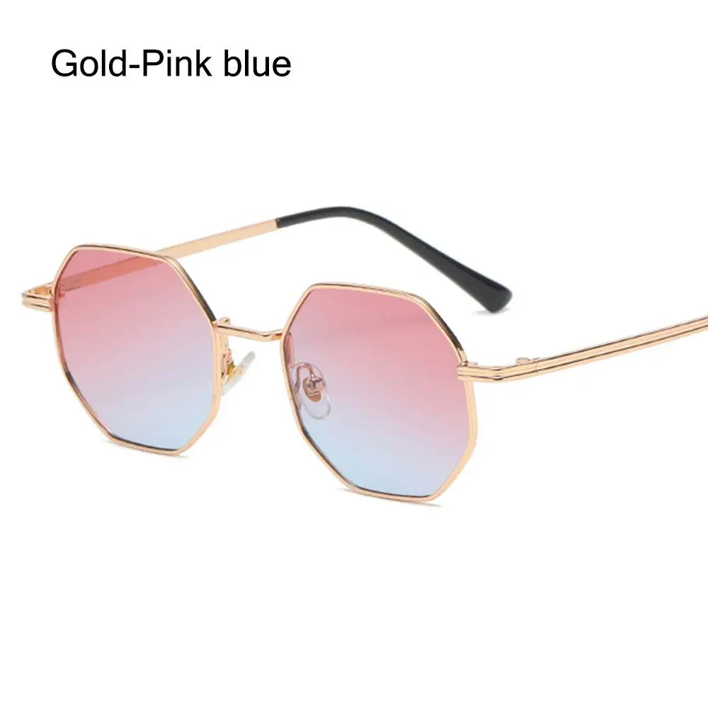 Avelena | Polygon Metall Quadrat Sonnenbrille