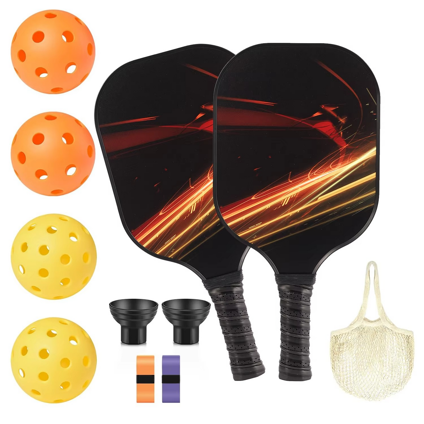 Avelena | USAPA genehmigtes Graphit Pickleball Paddle Set für Outdoor-Spiel