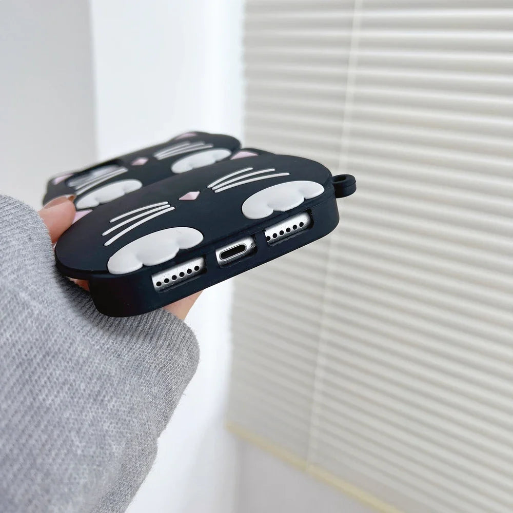 Avelena | Cartoon Kniewärmer Katze Weiches Etui für Iphone Modelle