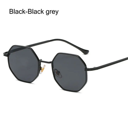 Avelena | Polygon Metall Quadrat Sonnenbrille