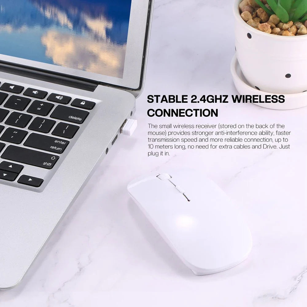 Avelena | Slim 2.4Ghz Drahtlose Optische Maus