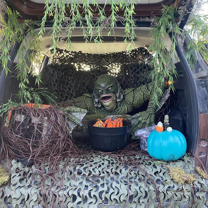 Avelena | Kreatur The Black Lagoon Grabskulpturen Figur Gartengebäude Outdoor Ornamente Monster Statue Mann Halloween Dekoration